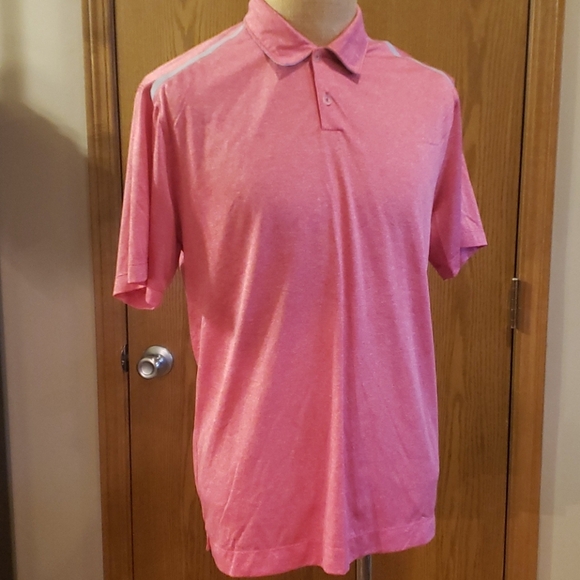 Nike pink polo reflective detailing 🔥 drifit - Picture 2 of 6